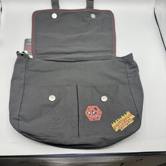 Stranger Things Hellfire Club Messenger Bag NEW - Picture 2 of 7